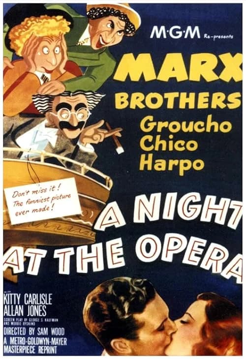 A Night at the Opera film posteri