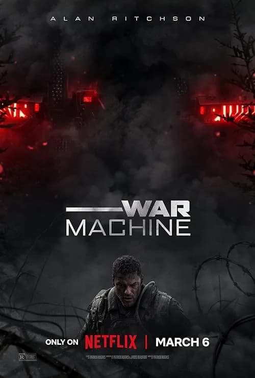 War Machine film posteri